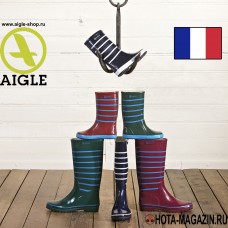 Каучуковые сапоги с рисунком AIGLE Carelie