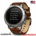 Часы для охоты с навигацией GARMIN Fenix Chronos (браслет из кожи)