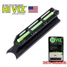 Светящаяся мушка для оружия HIVIZ Tactical с защитой оптоволокна