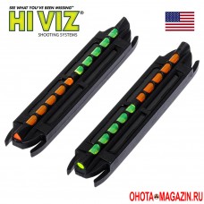 Светящаяся мушка для оружия HIVIZ Two-In-One для планки 4-11 мм