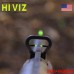 Светящаяся мушка с регулируемым целиком HIVIZ TriViz для планки оружия 6-10 мм