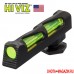 Светящаяся мушка и целик HIVIZ для пистолета Glock и аналогов