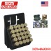 Ящик-кейс для патронов на 100 штук и поясной фиксатор-патронташ MTM Case-Card Shotgun Hunter Case
