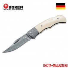 Нож складной с фиксатором BOKER Magnum Damascus Bone