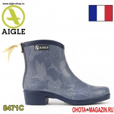Женские короткие сапоги из каучука AIGLE Miss Juliette Bottillon Print