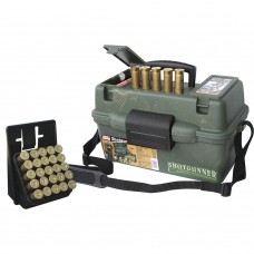 Ящик-кейс для патронов на 100 штук и поясной фиксатор-патронташ MTM Case-Card Shotgun Hunter Case