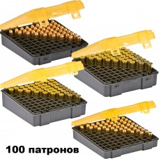 Коробка-кейс из пластика на 100 патронов PLANO Handgun Ammo Case для пистолета