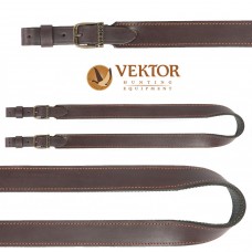 Ремень для оружия из кожи с не скользящей внутренней стороной VEKTOR