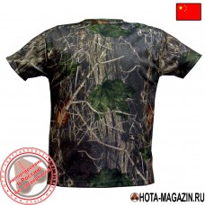 Футболка  камуфлированная для охоты и рыбалки UNDER ARMOUR с коротким рукавом