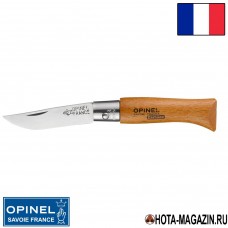 Складной нож Opinel Carbon 3VRN (ручка из бука)