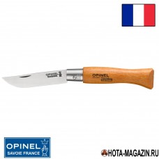 Складной нож Opinel Carbon 5VRN (ручка из бука)