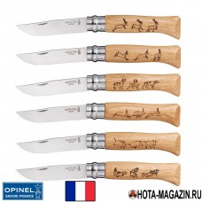 Коллекция ножей Opinel Animalia (6 штук)