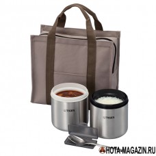 Контейнеры для еды в изотермической сумке Tiger LWY-W046 Brown