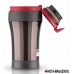Термос-Кружка Thermos JND BK чёрная с красной крышкой, 0.4 л